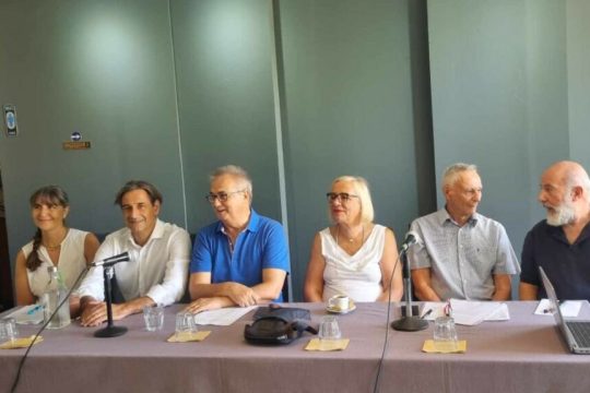 Το πάνελ της χθεσινής συνέντευξης Τύπου της Κίνησης Πολιτών
